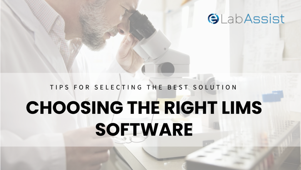 How to choose a LIMS software for your Lab